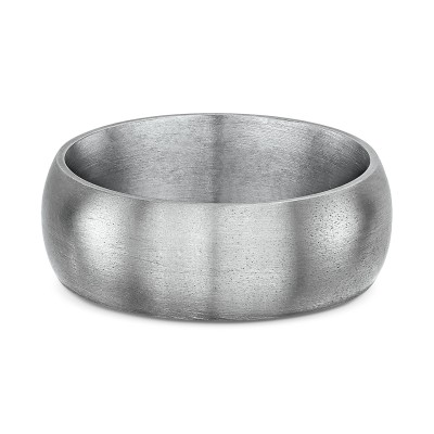 JUST HIGH DOME WIDE TITANIUM RING